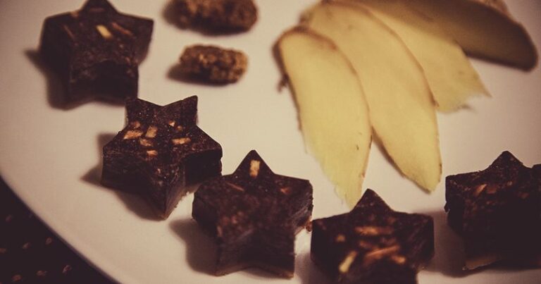 Cioccolatini all'arancia e zenzero