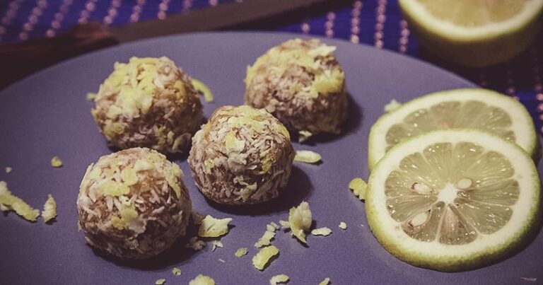 Palline Limone e burro di cocco