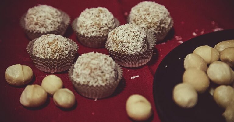 Palline baobab e olio di cocco