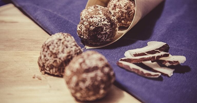 Palline cacao e cocco