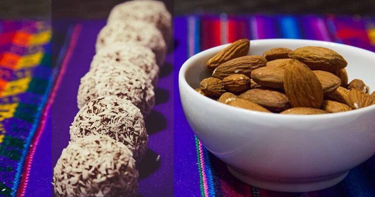 Palline datteri e olio di cocco
