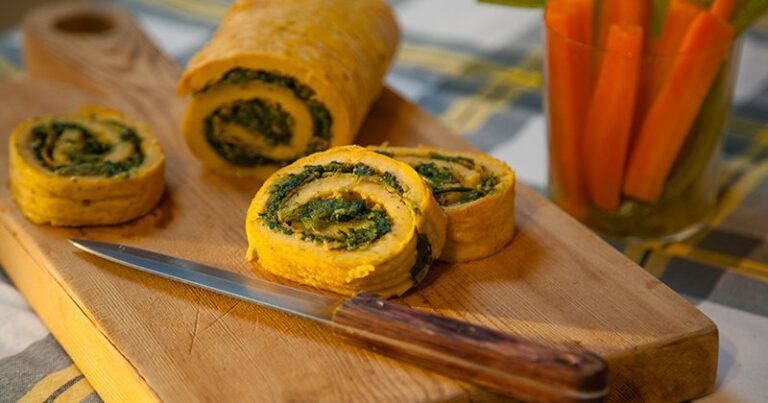 Rotolino-di-frittata-di-Ceci-alle-Erbette