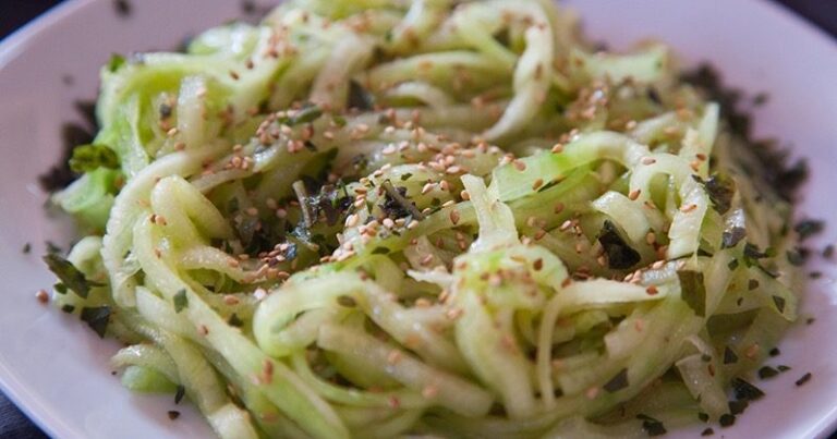cetrioli marinati al sesamo