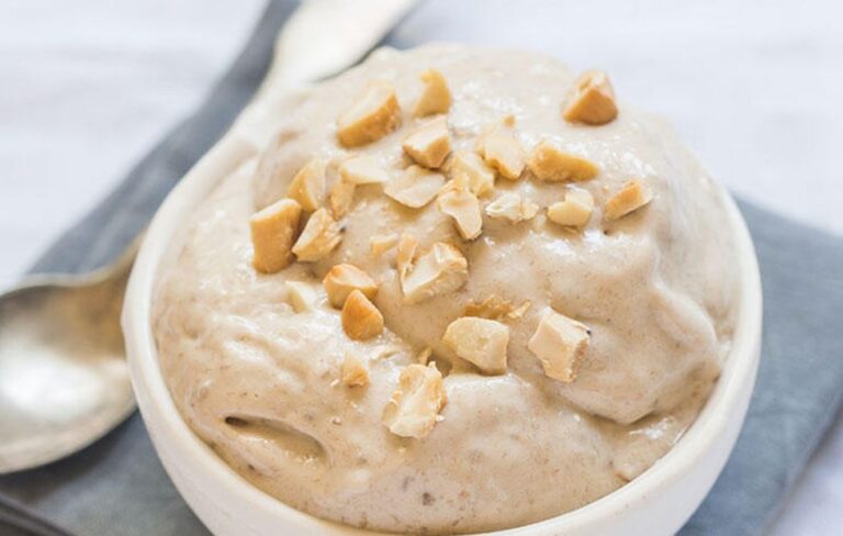 Gelato nocciolato di avocado