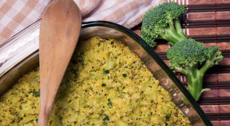 Sformato di broccoli alla curcuma