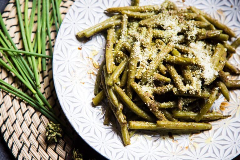 Fagiolini al vapore con bacche di goji
