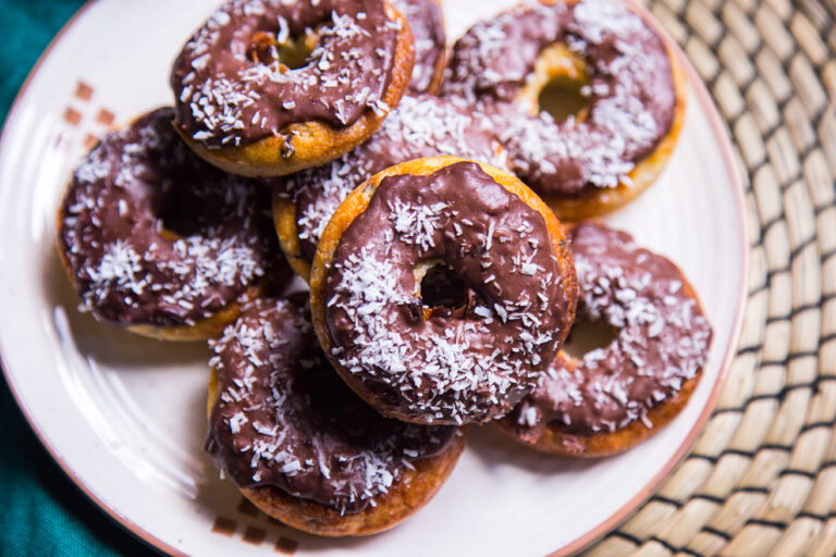 Doughnuts con crema al cacao