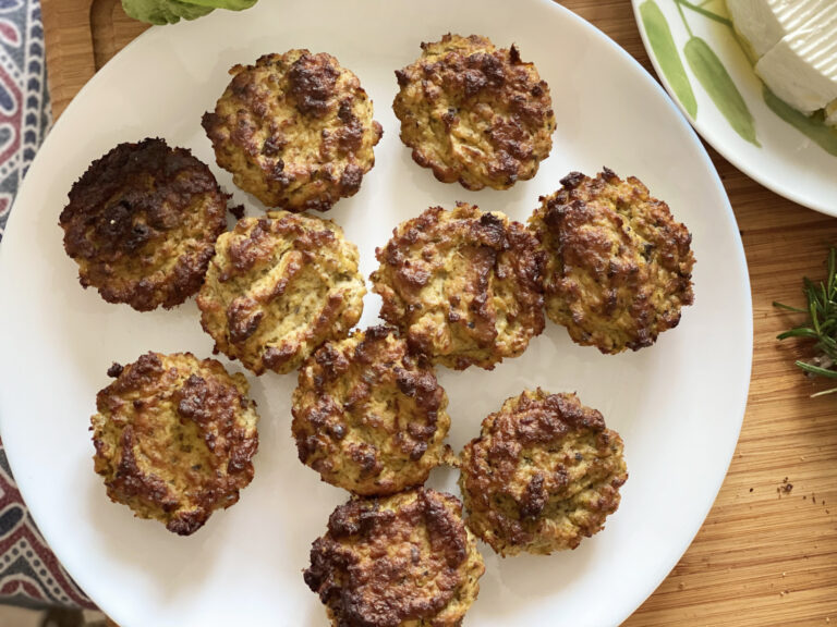 Muffin di pollo e cavolfiore