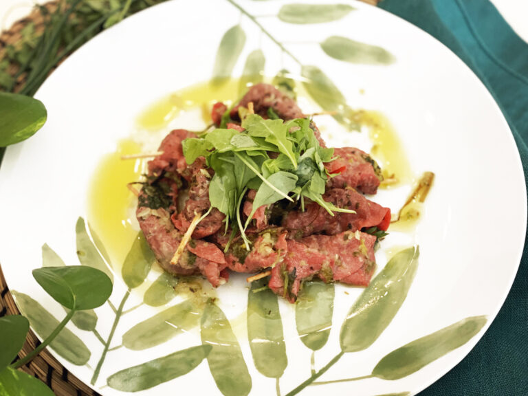 Involtini di manzo alla rucola