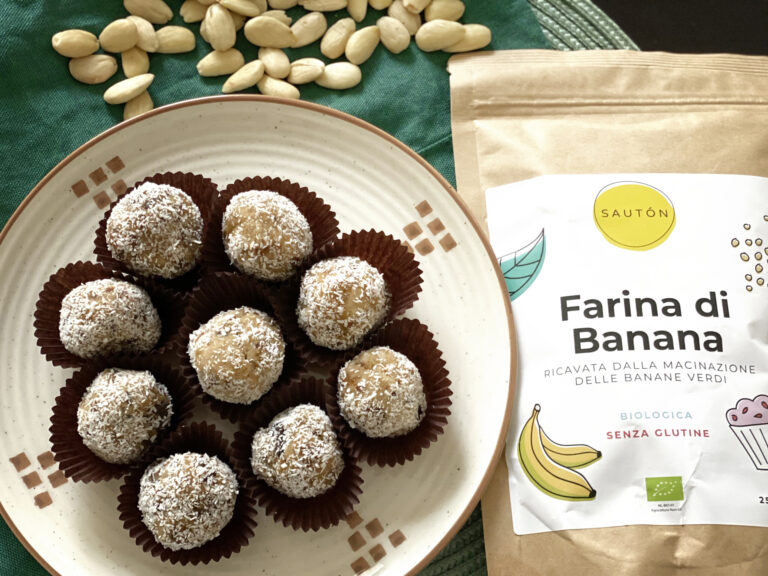 Palline alla banana verde