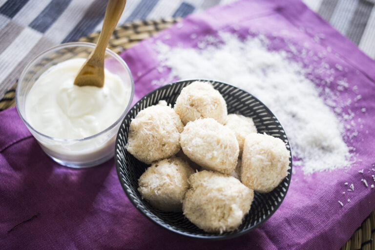 Palline allo yogurt