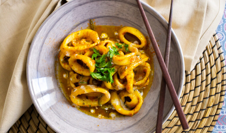 Curry di calamari