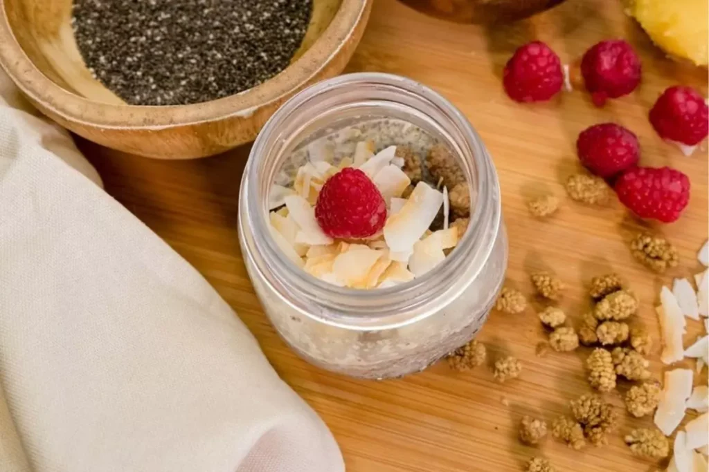 Ricetta Budino di chia, panna e vaniglia sauton