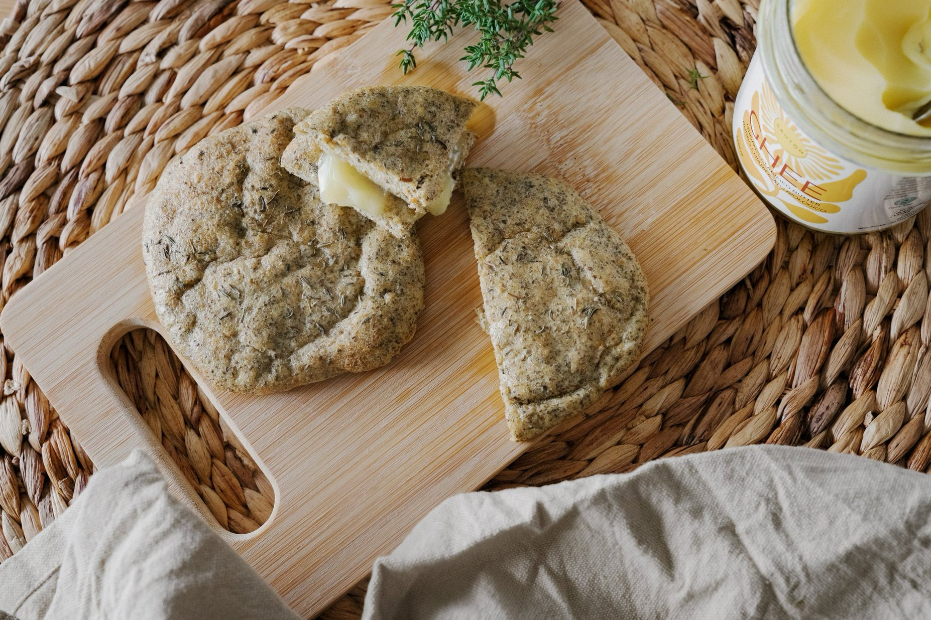 Panino ai semi di lino e chia