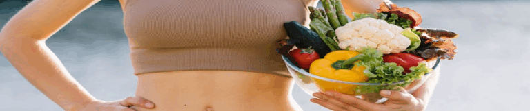 Donna con scodella di verdure — 5 segni che il tuo metabolismo ha bisogno di un reset