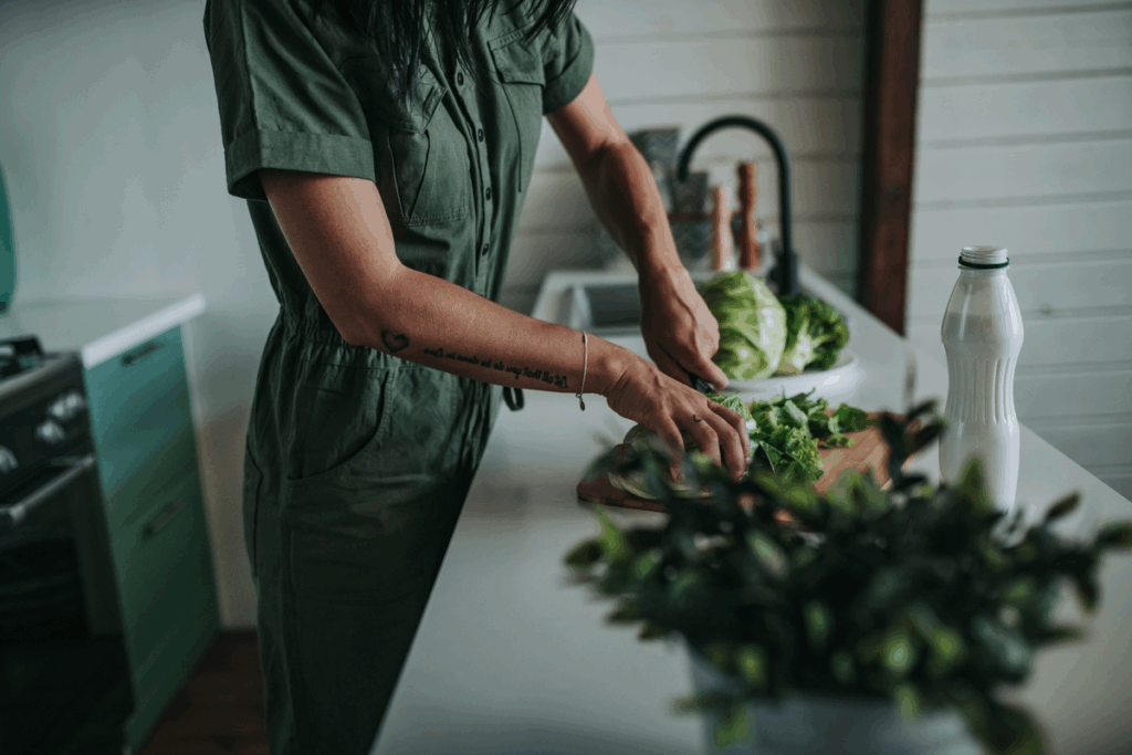 Preparazione di un pasto completo secondo i principi della nutrizione metabolica