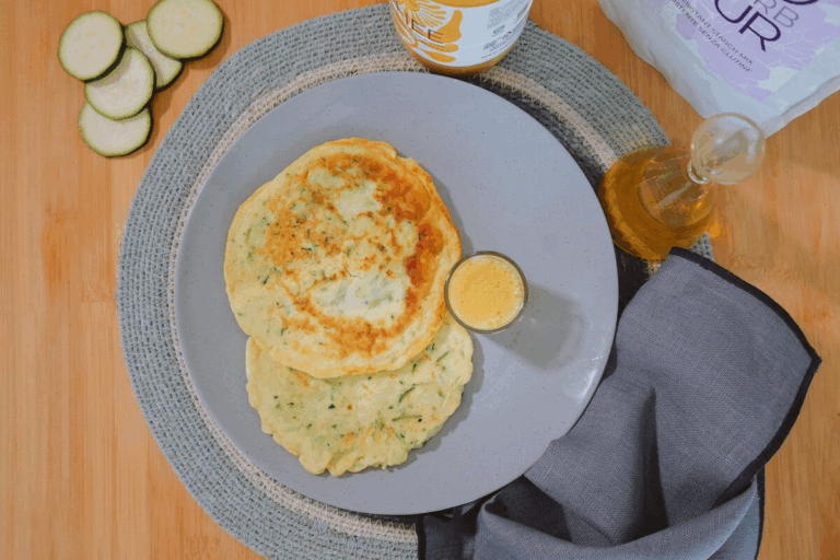 Pancake di zucchine e uova