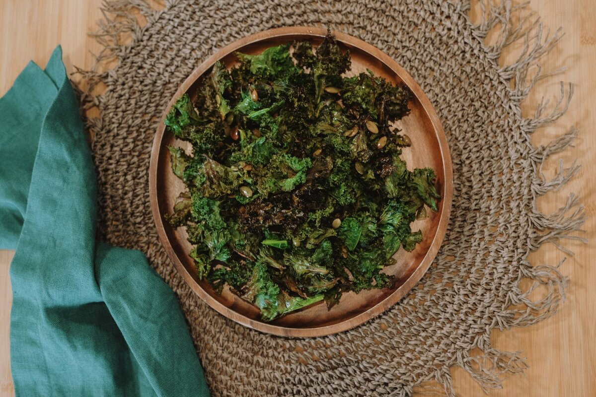 Chips di cavolo nero croccanti