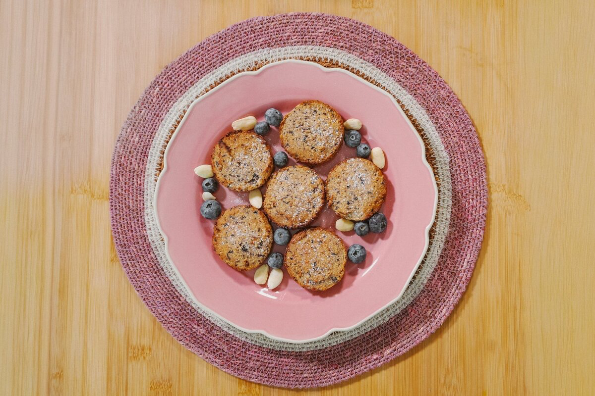 Biscotti mandorle e mirtilli